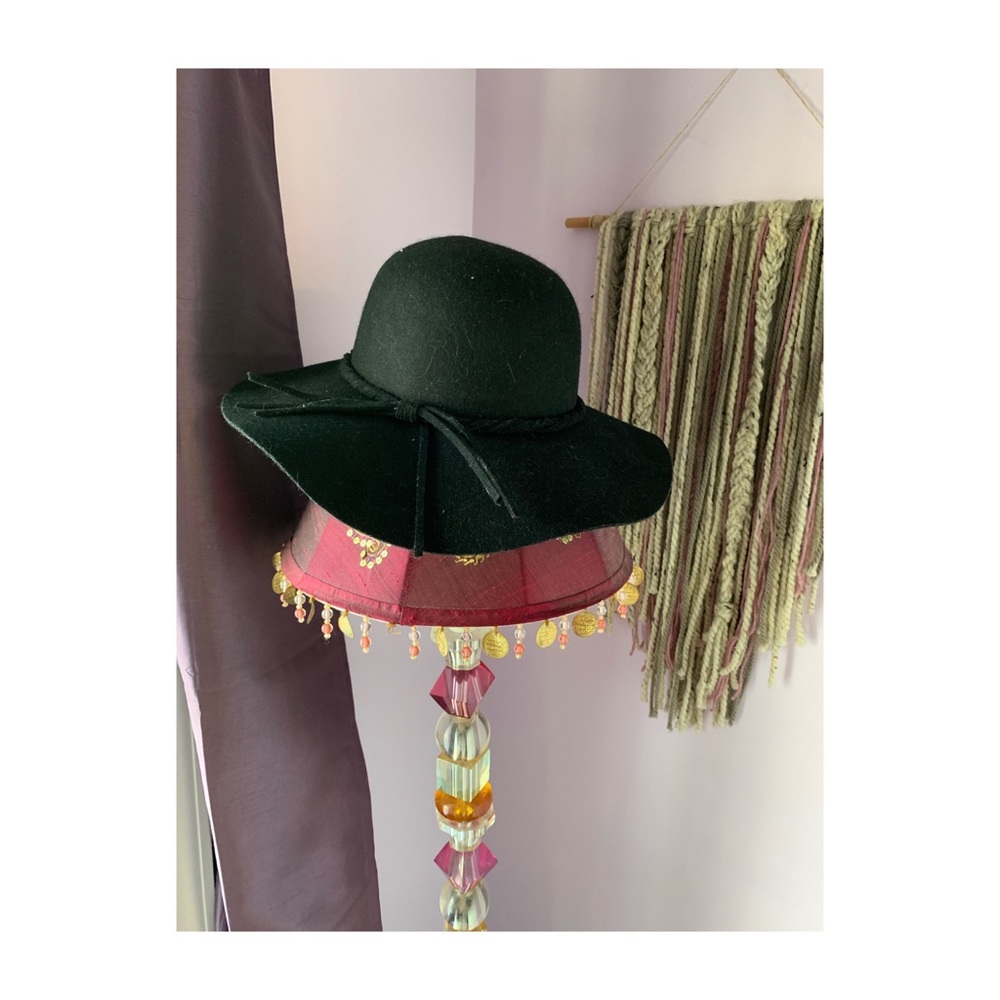 Black Floppy Hat